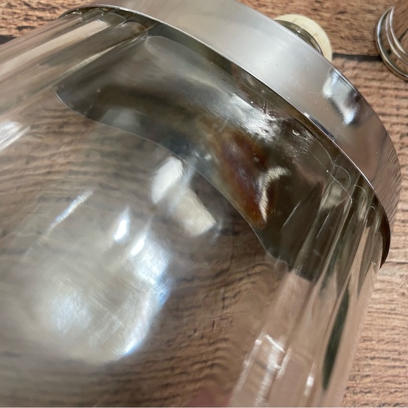 Saddler by BOSCA Glass Flask in Discreet Brown Leather Case VINTAGE - Picture 8 of 12